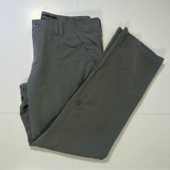 Marmot Hiking Pants Women’s 10 Charcoal - Picture 1 of 10